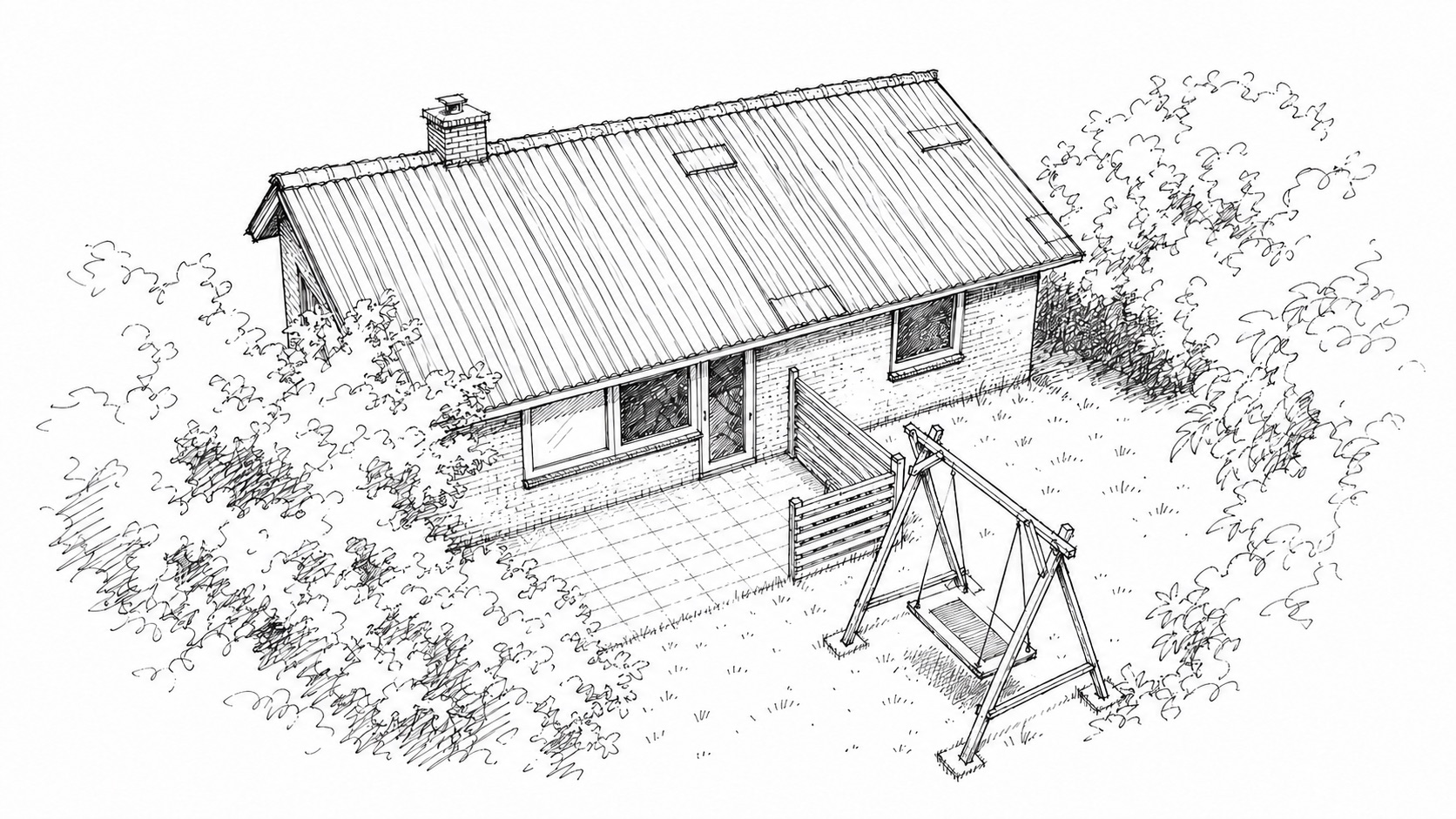 Tegning af afdelingen Pomosevej